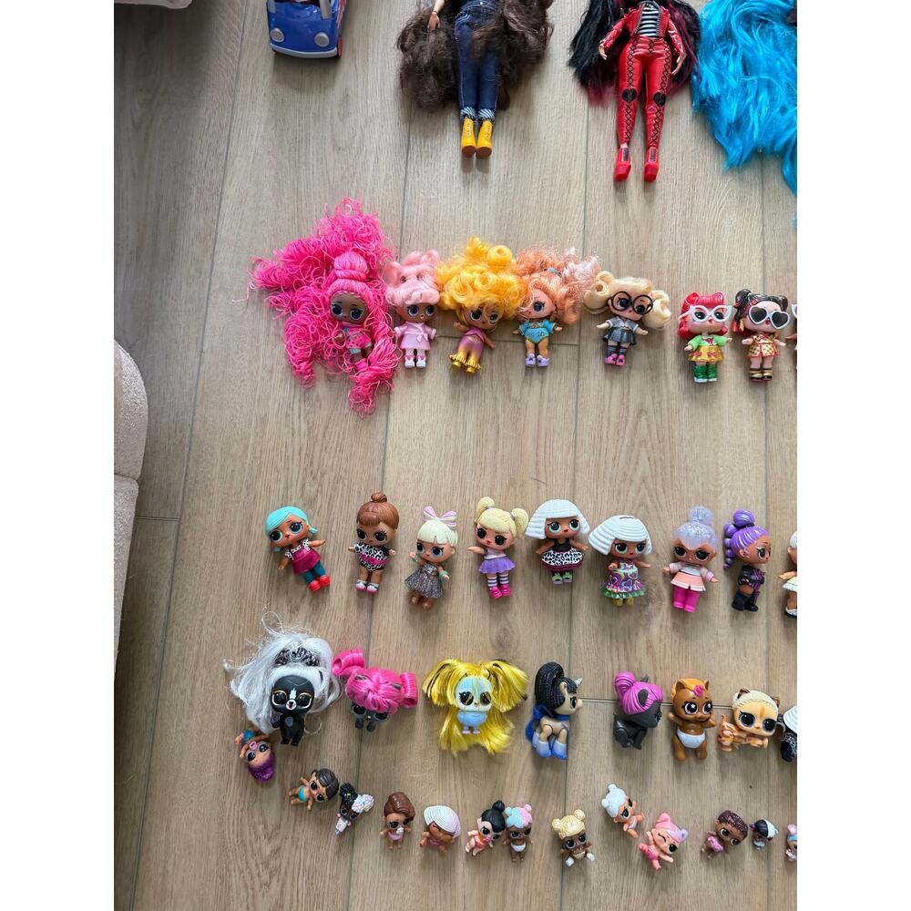 HUGE LOT of OMG LOL Dolls - 95 Dolls Babies Pets + Accessories - Picture 7 of 14